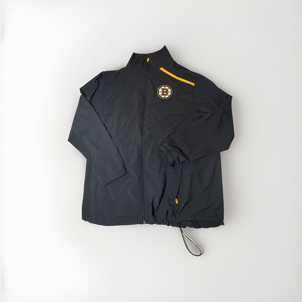 Fanatics Authentic Pro Boston Bruins Full Zip Jacket Black Men’s L NHL NWOT